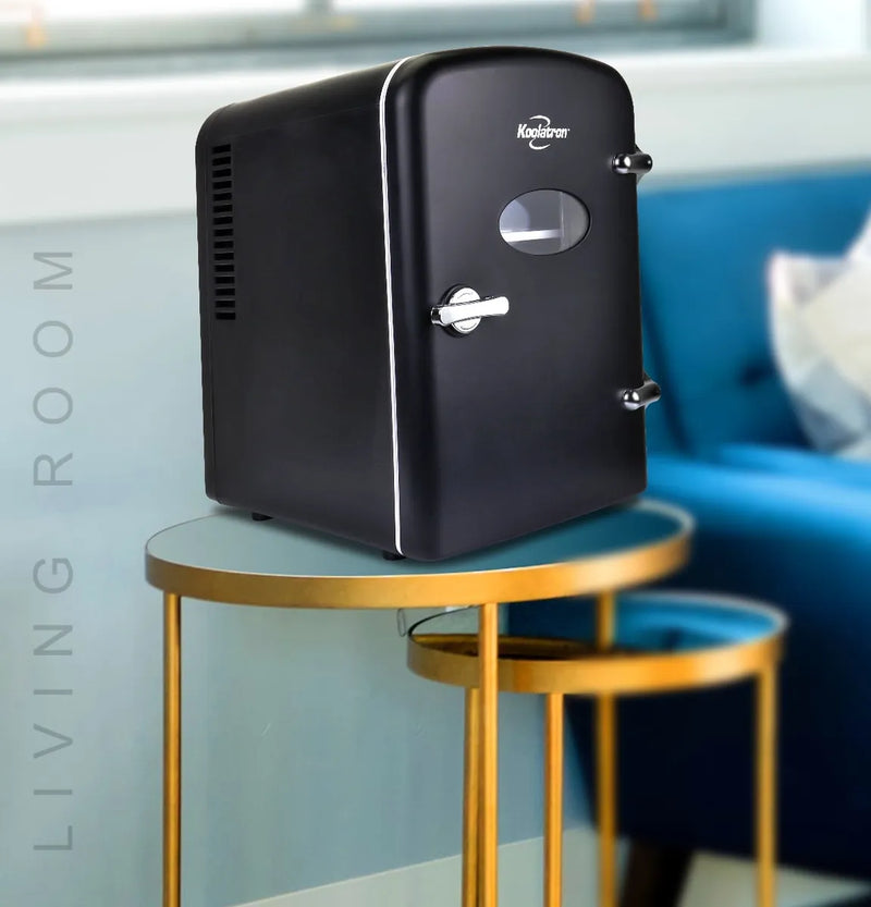Mini Nevera Portátil Koolatron, Capacidad 4l, Color Negro