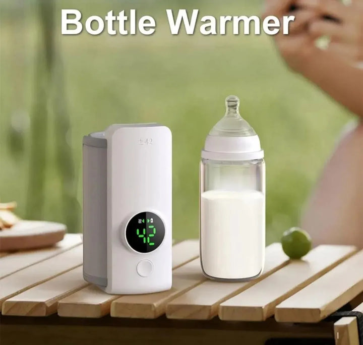 Calentador Tetero Biberones Portátil Inalámbrico Multiusos Blanco