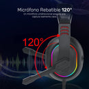 Audifonos Gamer Redragon Ares H120 Rgb Negro