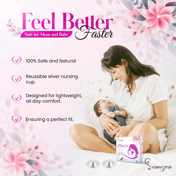 Semozen Copas De Lactancia De Plata Para Lactancia Materna