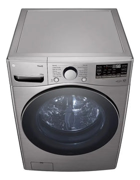 Lavadora Lg Carga Frontal 22 Kg 6 Motion Dd Thinq Plata Plateado