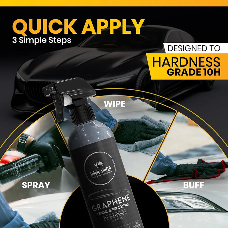 Spray Cerámico De Grafeno - Protección Rápida Y Brillo