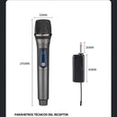 Microfono Gc W1 Dinamico Mano 1 Inalambrico Uhf Con Receptor