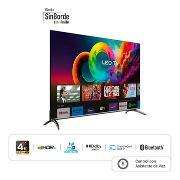 Televisor Hyundai 58 Pulgadas Qled 4k Google Smart Tv