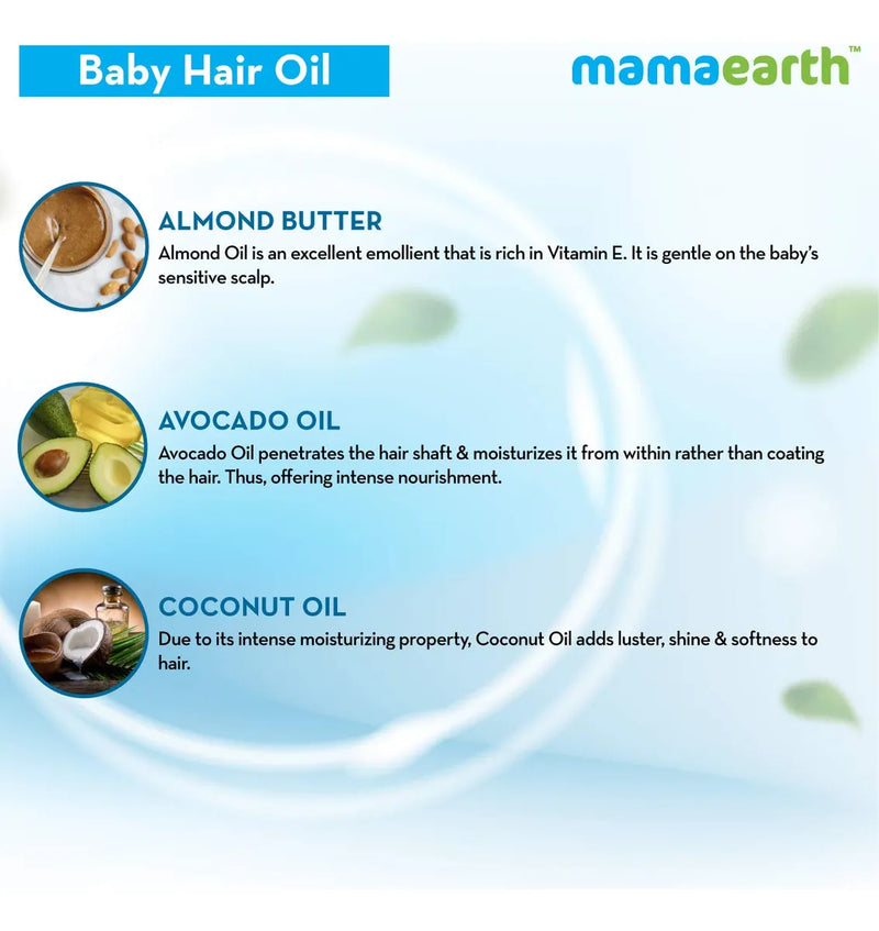 Mamaearth Aceite Nutritivo Para El Cabello Del Bebé, Cuida.