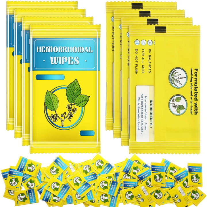Timgle 300 Toallitas De Embalaje Individual Para Hemorroides
