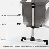 Cuna Para Bebé De Viaje 3 En 1 Nordmiex Junto Cama Moises Gris