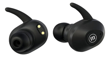 Audífonos In Ear Inalambricos Tws Maxell Bluetooth Mini Duo Negro