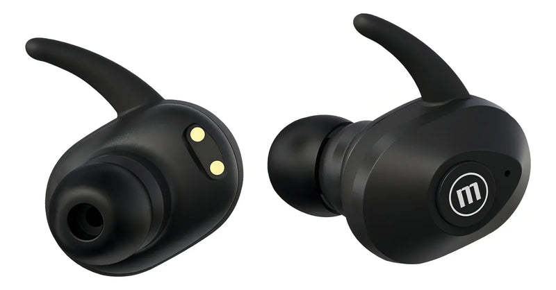 Audífonos In Ear Inalambricos Tws Maxell Bluetooth Mini Duo Negro