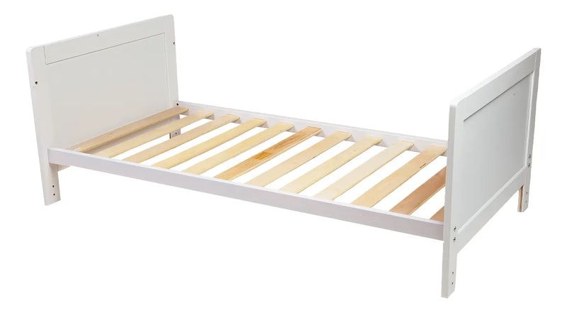 Cuna Cama De Madera Carestino Vigo 140x70 Blanco