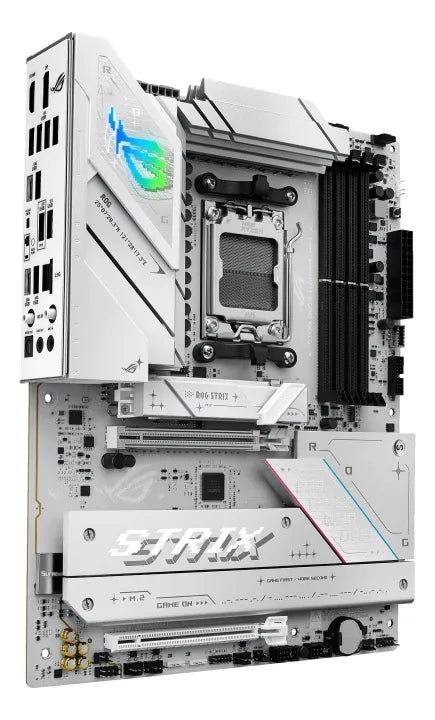 Tarjeta Madre Asus Rog Strix B850-a Gaming Wifi Am5 Pcie 5.0 Color Blanco