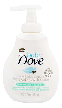 Jabón Dove Baby Líquido Sensible 200ml