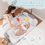 Meichyun Cuna Mecedora Para Bebe, Moises De Noche Para Bebe,