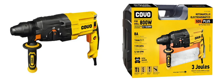 Taladro Rotomartillo Sds Plus 13mm 800w 110v Covo