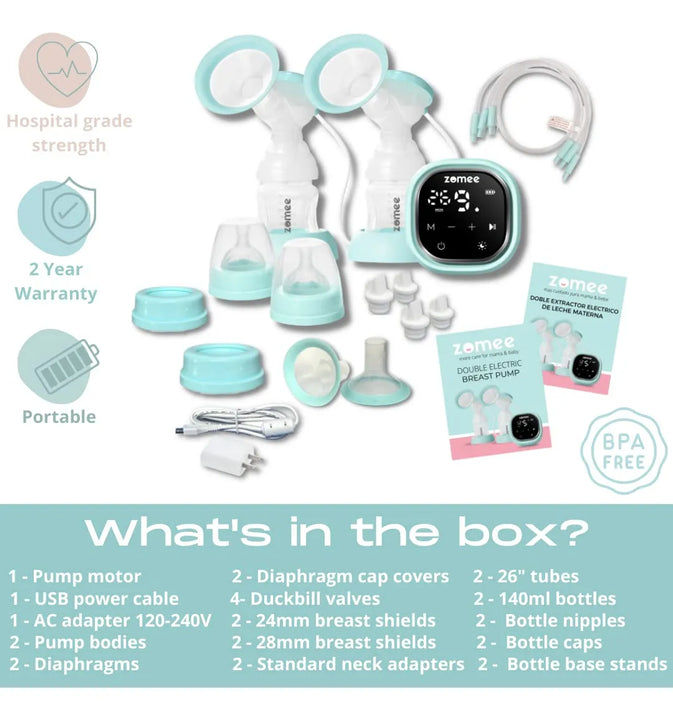 Extractor De Leche Elctrico Doble: Manos Libres, Rpido Y Fci