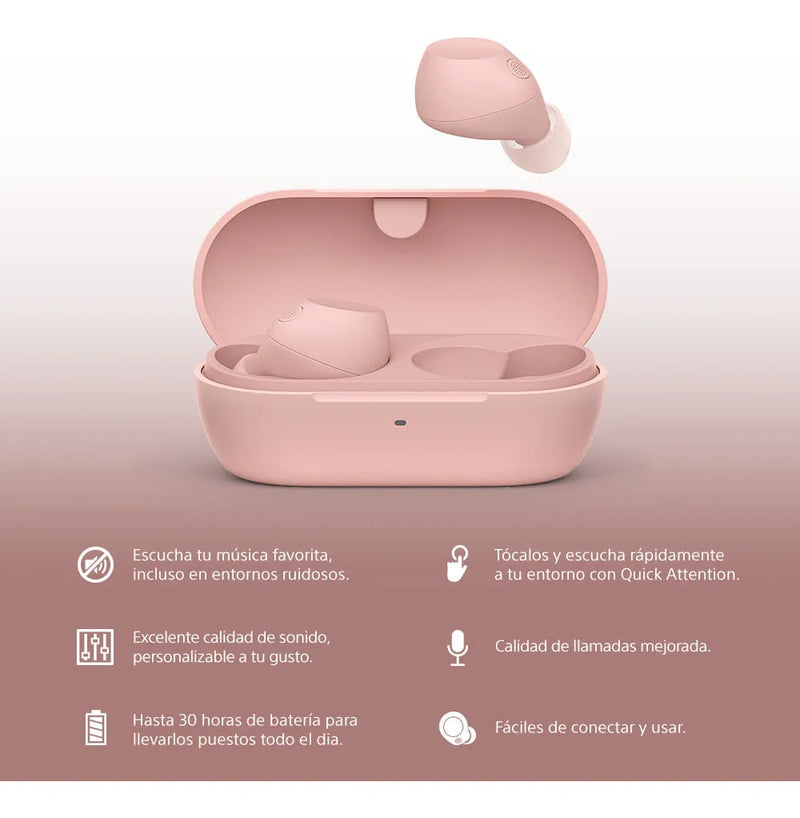 Auriculares in-ear inalámbricos Sony Bluetooth WF-C710N WF-C710N rosa