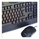Combo Gamer Teclado/mouse Weibo Wb-520 Rgb Color del mouse Negro Color del teclado Negro