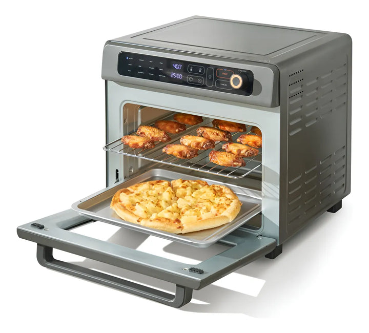 Air Fryer Horno Tostador Freidora De Aire 12en1 Cocina Plateado