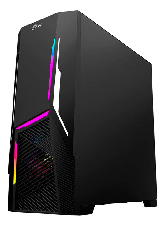 Chasis Gamer E-atx Jyr Jx124 Apolo Negro X5 Fan Argb