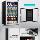 Refrigerador Mini Con Puerta De Vidrio 126 Latas Oficina Bar