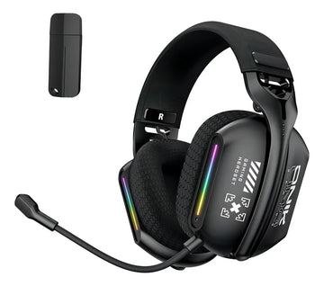 Audífonos Gamer Onikuma Gt808 Tri-mode Compatible Ps5 Color Negro