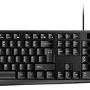 Combo Teclado Y Mouse Ergonómico Genius Km-170 Conexión Usb Negro