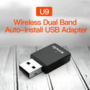 Tenda U9 antena adaptador usb inalámbrico doble banda Ac650