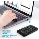 Teclado Numerico Inalambrico Para Pc O Notebook Genius 1000 Teclado Negro Idioma Español Latinoamérica