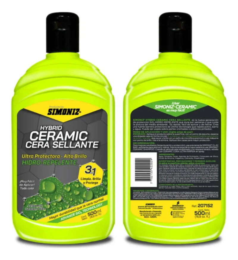 Cera Sellante Simoniz 3 En 1 Para Todo Tipo De Pintura