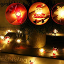 Alambre 20 Led 2m Navidad Micro Hilo Guirnalda Figuras Pilas Dorado