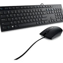 Combo Teclado Y Mouse Dell Km300c-ltn Usb Español Negro Pc