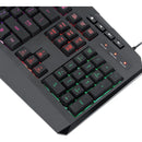 Teclado gamer Redragon Harpe Pro K503A RGB QWERTY español color negro con luz RGB