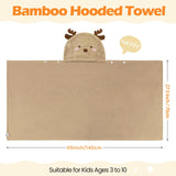 Preboun 2 Toallas Con Capucha Para Ninos, 27.5 X 55 Pulgadas