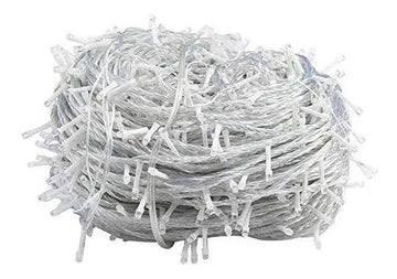 Luz Lineal Navidad Blanca 7 Mts 100 Bombillos Cable Blanco