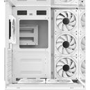 Chasis Gamer Iceberg Crystal Cube S 6 Fans Argb Atx Blanco