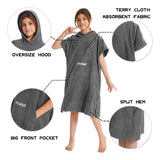 Toalla Cambiante Para Ninos Con Capucha Y Bolsillo