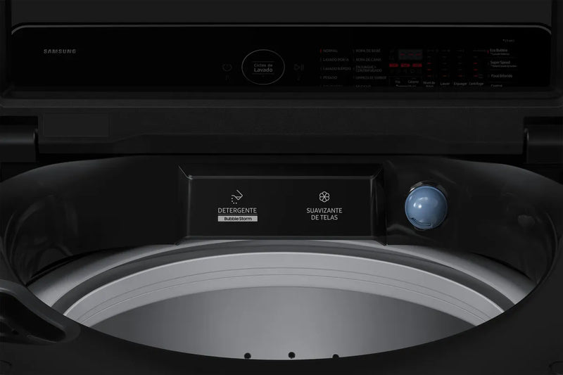 Lavadora Samsung 20 Kg Carga Superior Bespoke Ai Wash Negra Negra