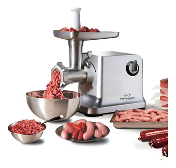 Molino Eléctrico Picador De Carne Procesador Renahouse Plateado