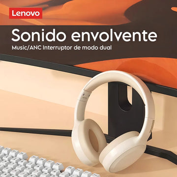 Audifonos Inalambricos Bluetooth Lenovo Thinkplus Th30 Color Beige