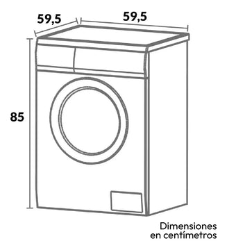 Lavadora / Secadora Inventer con panel digital 14kg Challenger