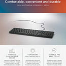 Teclado Dell KB216-BK-LTN QWERTY español color negro