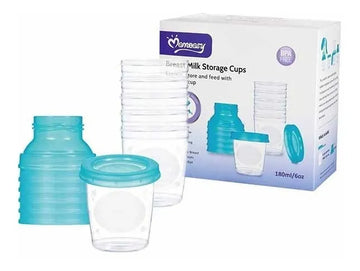 Vasos Set Contenedores Bolsas Leche Materna Reutilizables
