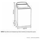 Lavadora Haceb 16kg Digital Superior Negra Lav Zou 16kg D Ne Gris