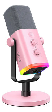 Fifine Microfono Dinamico Xlr/usb Para Grabacion De Podcasts