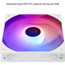 Combo Ventiladores Pc Chasis X3 120 Mm 360 Argb Fan Kit Tr Led Blanco