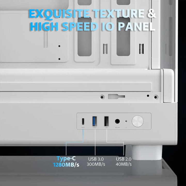 Carcasa Pc Darkflash Micro Atx Con 3 Ventiladores Argb