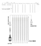 Luces Navideñas Dazzle Bright 864 Led, Lluvia De Meteoros 11