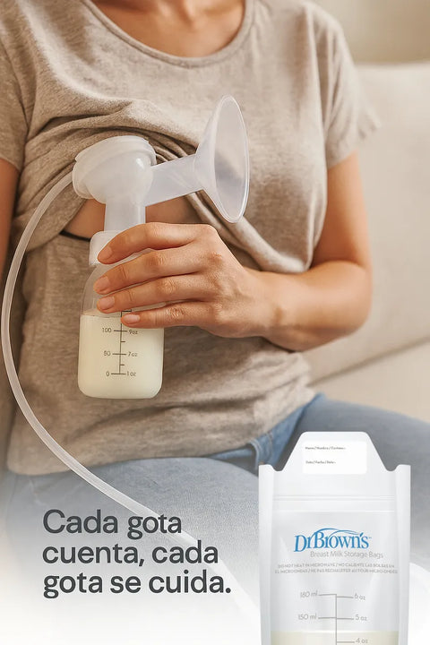 Bolsas Leche Materna 180 Ml Dr Browns 100 Unidades Sin Bpa