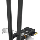 Tarjeta de red con adaptador Ax3000 Pcie Wifi 6+ Bluetooth 5.2