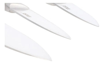 Set 3 Cuchillos Chef Multiusos Imusa 5861030379 Color Negro